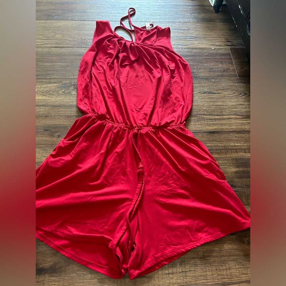 Red Boutique Romper XL